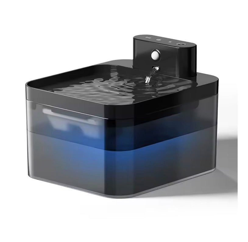 SmartFlow™ Motion-Activated Cat Water Fountain – Ultra Quiet & Wireless